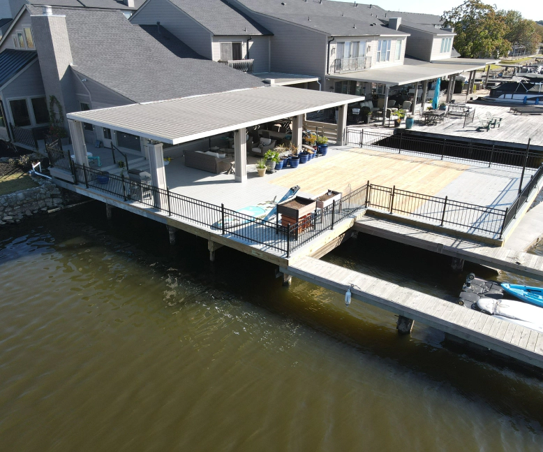 aluminum ornamental & chain link fences